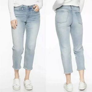 Athleta Zion Wash Sculptek Slim Straight Denim Jeans Size 0